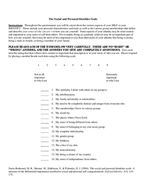 (PDF) Identity: Personal AND Social .